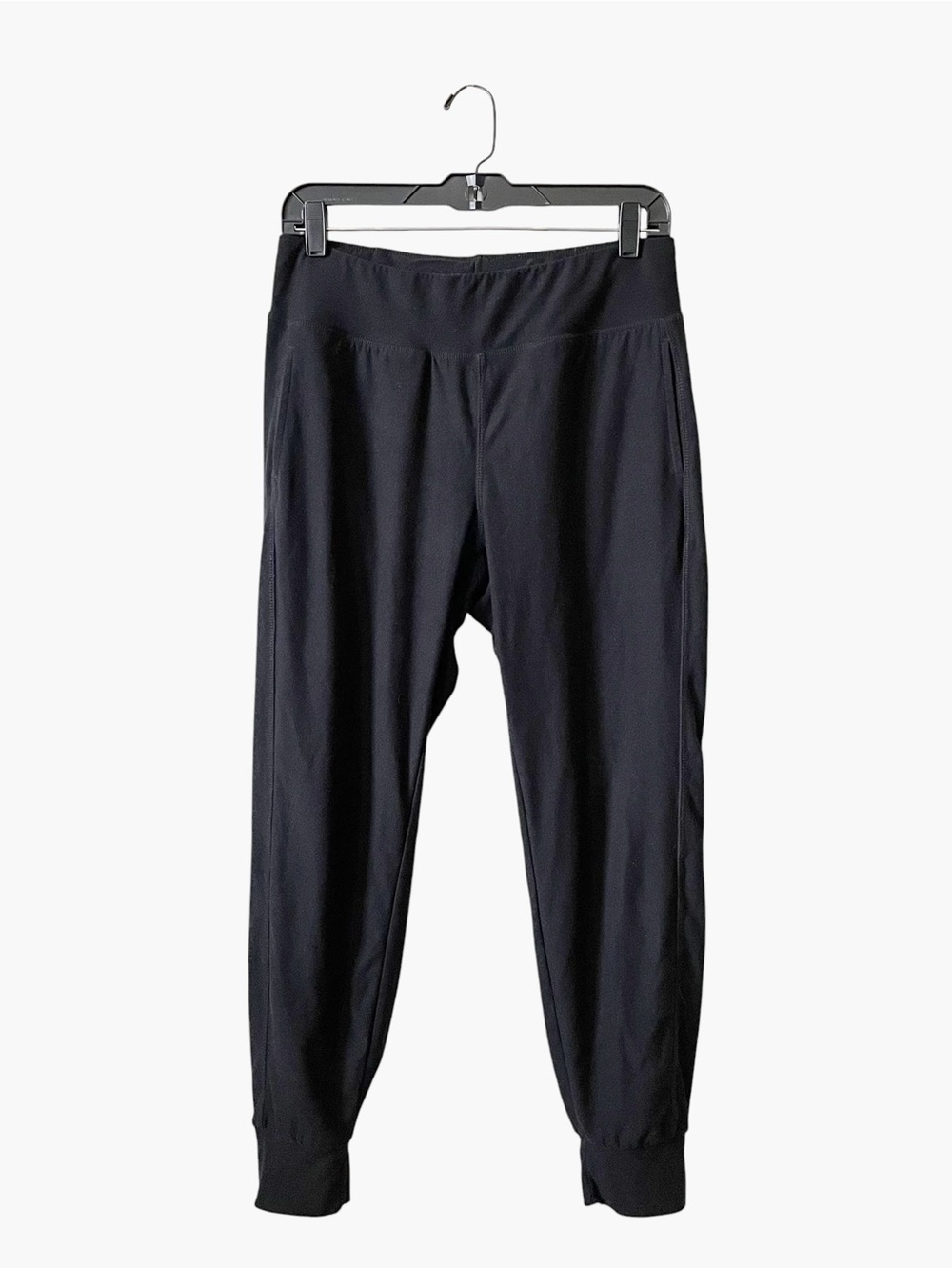 Athletic Works Pull On Jogger Sweatpants Women's Size S Black Soft Lightweight